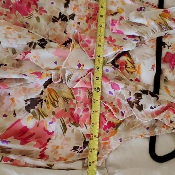 Dress Blouse Top Career Sunny Leigh Floral Top - Picture 4 of 8